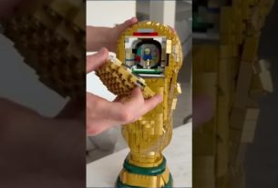 L'incroyable création de Leo Messi avec des Legos ð±#mateomessi #messi #leomessi #intermiami #legos