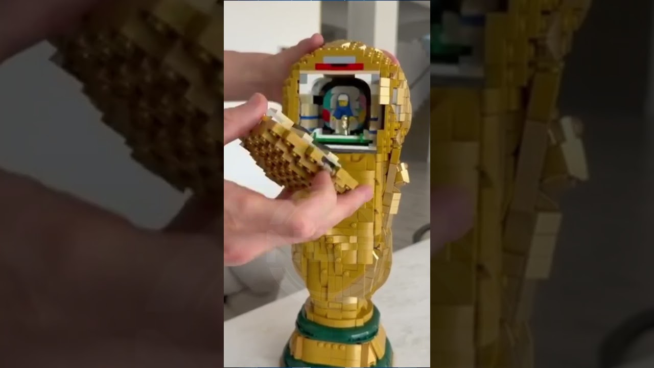 L'incroyable création de Leo Messi avec des Legos ð±#mateomessi #messi #leomessi #intermiami #legos