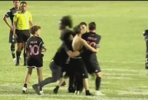 Lionel Messi attaqué par un fan lors d'un match de l'Inter Miami à Porto Rico