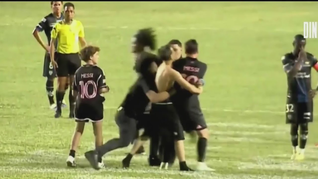 Lionel Messi attaqué par un fan lors d'un match de l'Inter Miami à Porto Rico