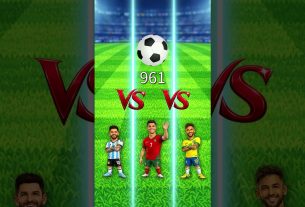 Lionel Messi contre Cristiano Ronaldo contre Neymar.#football #ronaldo #neymar #messi