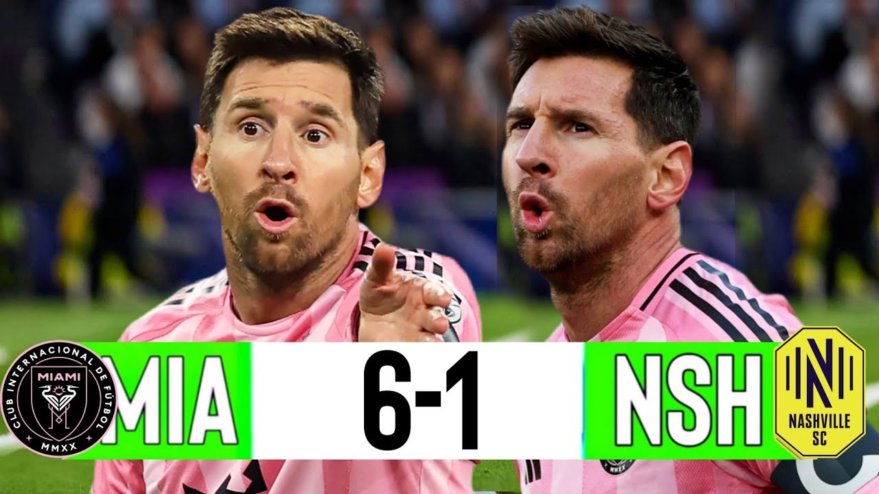 Lionel Messi détruit Nashville | Inter Miami contre Nashville | Faits saillants et objectifs étendus