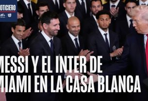 Lionel Messi et l'Inter Miami, champions de la MLS, rendent visite à Trump à la Maison Blanche