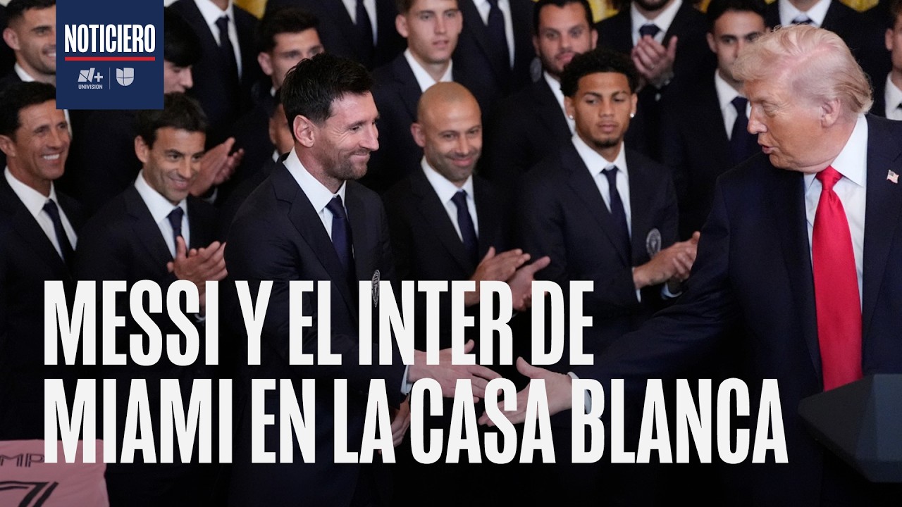 Lionel Messi et l'Inter Miami, champions de la MLS, rendent visite à Trump à la Maison Blanche