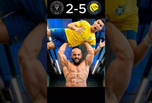 Lionel Messi marque les deux buts pour Miami, mais l'éclat de Ronaldo vole la vedette. ⚽ð#Ronaldo#Messi