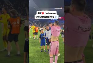 Lucho Acosta et Lionel Messi échangent leurs maillots après l'US Open Cup ! ð¤