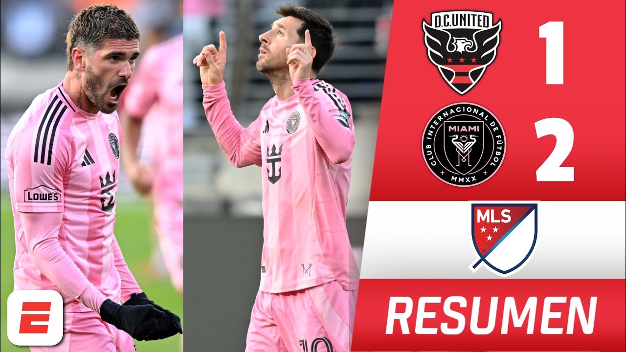 MAGIE PURE. DE GRANDS BUTS de LIONEL MESSI et DE PAUL ont donné la victoire à INTER MIAMI contre DC UNITED | MLS