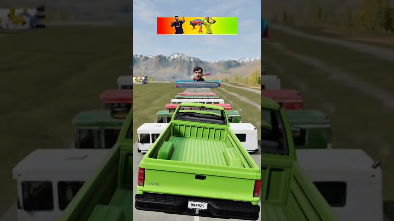 Mbappe❌ Leo messi❌ sipiderman❌ Neymar jr❌ Cr Ronaldo✅ #automobile #beamng #beamngshortsmods #carðºð²ðºð²