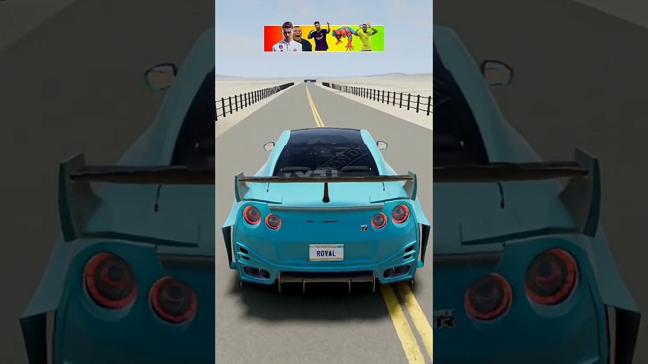 Mbappe❌ Leo messi❌ sipiderman❌ Neymar jr❌ Cr Ronaldo✅ #beamngdrivemods #automobile #automobile #shor