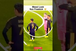 Messi look when Son FREEKICK ð¬#intermiami #messi #leomessi #sonheungmin
