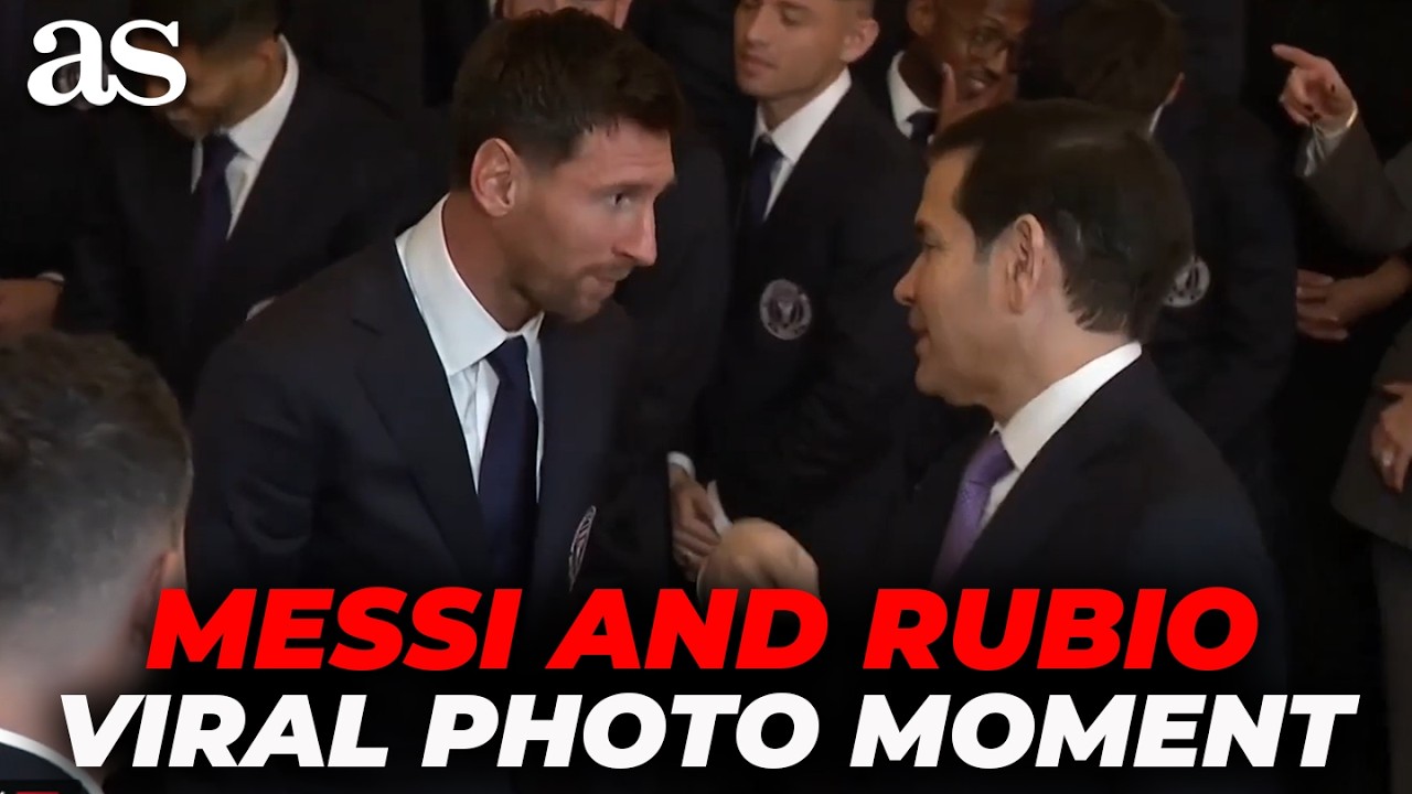 Messi RENCONTRE Marco Rubio DE PROXIMITÉ – MOMENT viral DE LA MAISON BLANCHE