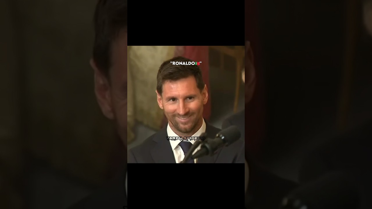 Messi's Respect for Ronaldo #shorts #messi #leo #leomessi #goat #miami #barca #argentina #ronaldo