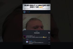 Most humble footballer after Leo | HAALAND #erlinghaaland #messi #footballfans #viral #trendingnow