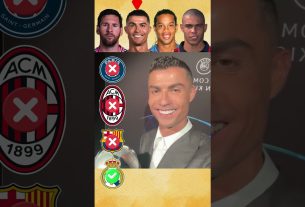 Pour combien de clubs Lionel Messi, Cristiano Ronaldo, Ronaldinho et Ronaldo Nazario ont joué ? #shorts