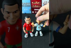 Satisfaisant avec le déballage et la revue Cristiano Ronaldo et LIONEL MESSI Toys l ASMR Vidéos Shorts