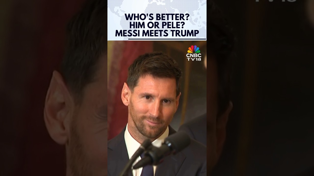 Trump accueille Lionel Messi à la Maison Blanche et suscite une comparaison GOAT entre Messi et Pelé | N18G