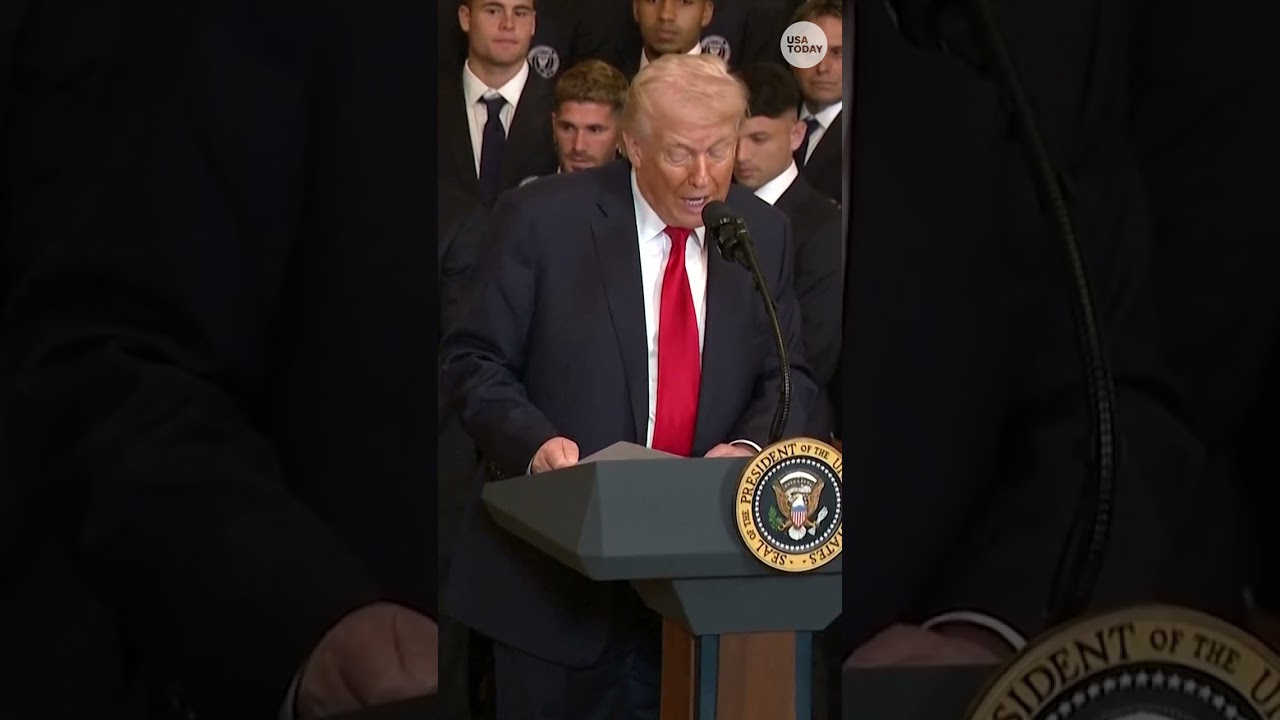 Trump accueille Lionel Messi, champion de MLS, l'Inter Miami à la Maison Blanche