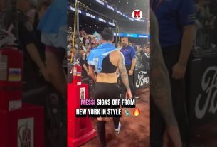 2 goals, 1 assist ð¥ Messi lights up New York before heading out ð½ #Messi #InterMiami #mls
