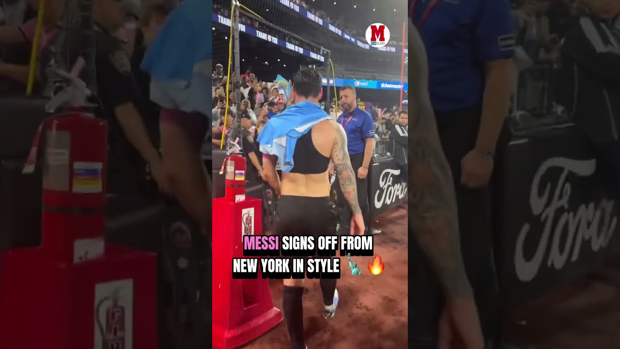 2 goals, 1 assist ð¥ Messi lights up New York before heading out ð½ #Messi #InterMiami #mls