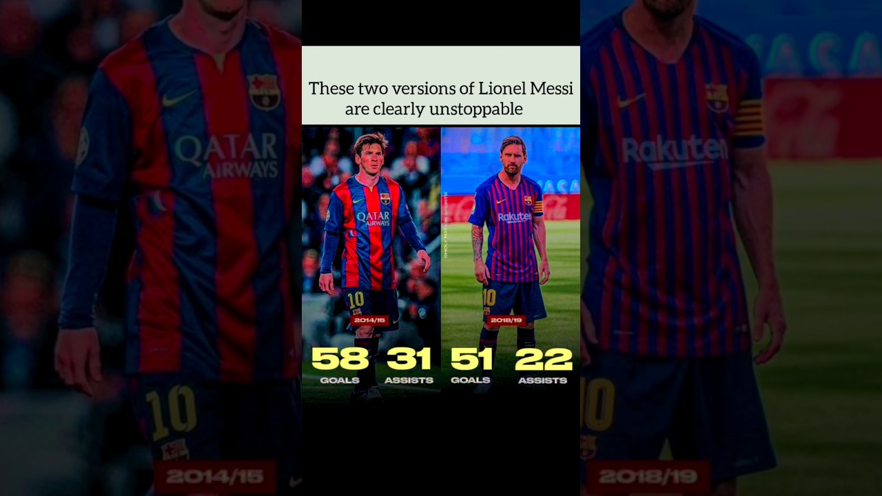 Ces deux versions de Lionel Messi sont clairement inarrêtables || #leomessi