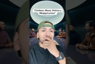 Cristiano Ronaldo, Leonel Messi, Kylian Mbappé y ViniciusJr juntos #sabiasque #curiosidades #shorts