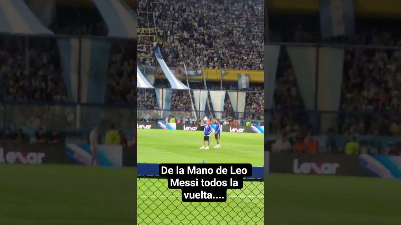 de la Mano de Leo Messi #messi #eliminatoriasusa2026 #mexico #periodismo #futbol #bocajuniors