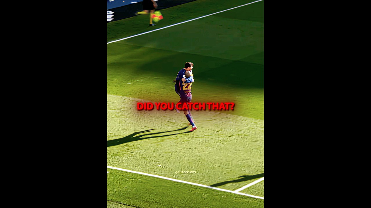 Did Messi Even Realize That?