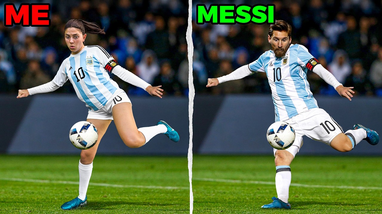 J'ai recréé les meilleurs buts de Messi