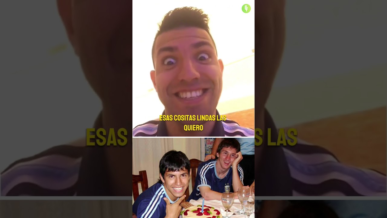 La cara de Leo Messi con la frase del Kun ð¤£ð¬ ¿En qué estaría pensando? #kun #messi