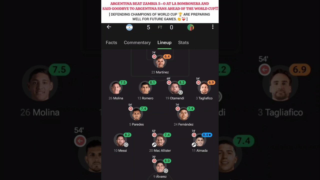 L'Argentine bat la Zambie ð¥¶☠️ #football #messi #leomessi #viral #shorts#argentina #julianalvarez #edit