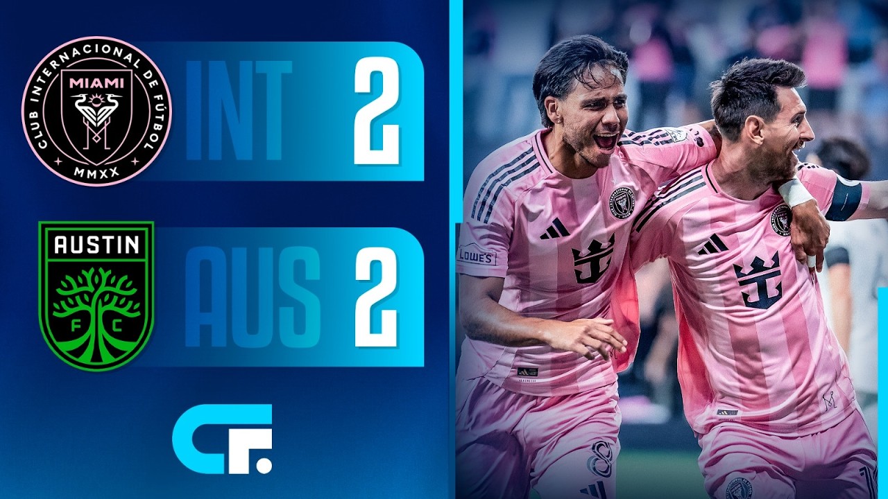 ✅ LE BUT DE LIONEL MESSI N'A PAS ATTEINT L'INTER MIAMI, qui a fait match nul 2-2 contre AUSTIN en MLS