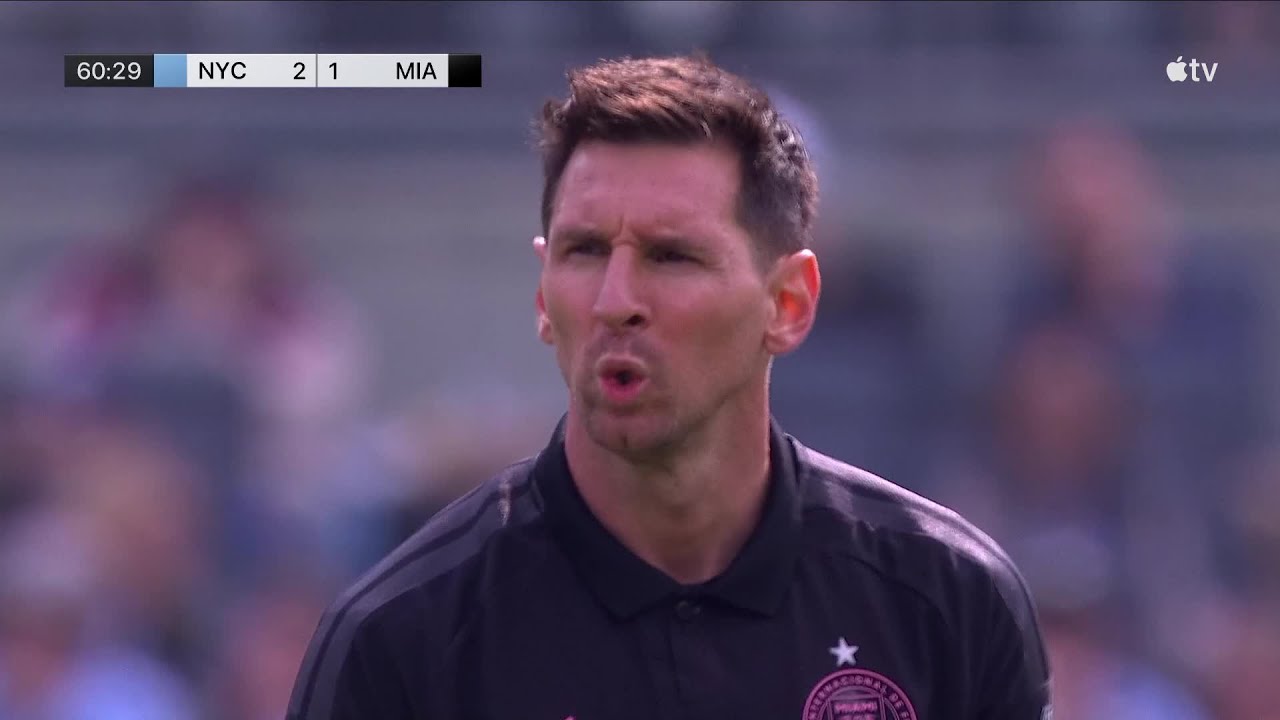 Le but du coup franc de Messi est égalisé pour l'Inter Miami !