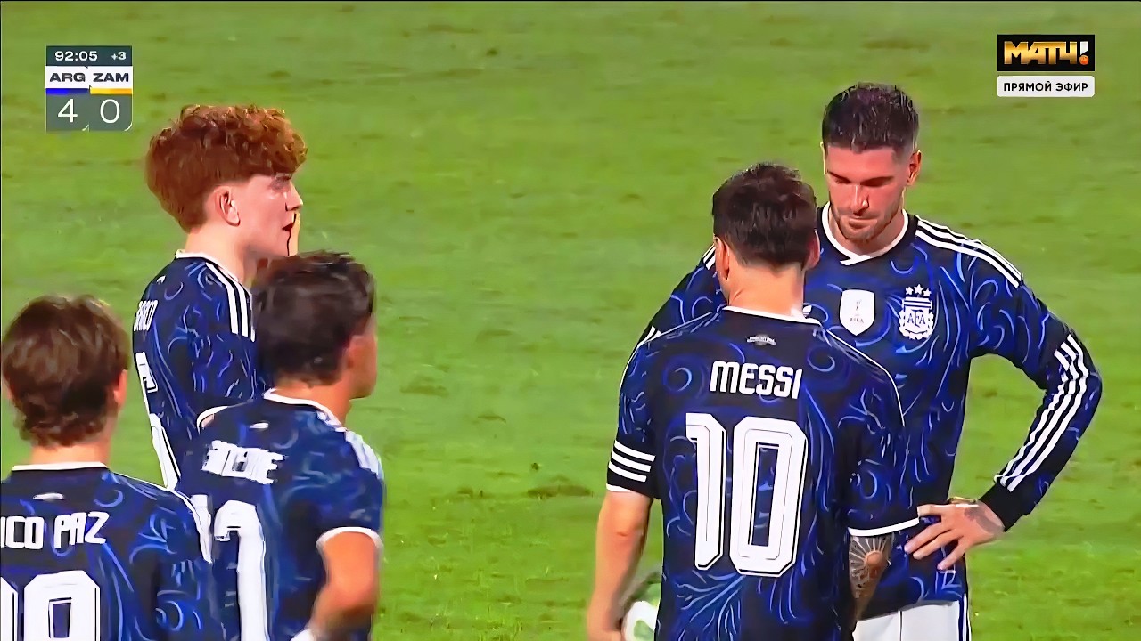 Le dernier match de l'Argentine en tant que CHAMPION DU MONDE !? ► Super But de Lionel Messi !