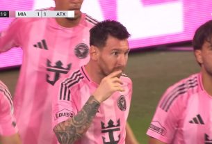 Le PREMIER BUT de Messi dans le NOUVEAU STADE de l'Inter Miami est une TÊTE !