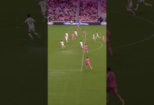 LE PREMIER OBJECTIF. ð Lionel Messi a fait ses débuts en tant que buteur dans le nouveau stade de l'Inter Miami. #MLSenFOX