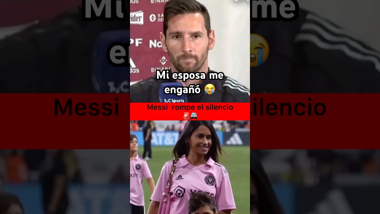 Leo messi rompe el silencio  sobre su esposa y el segurida #karolg #noticias #anuel