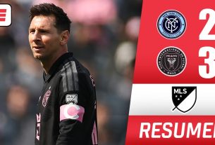 LIONEL MESSI a marqué 901 avec un superbe but sur coup franc lors de la victoire de l'INTER MIAMI contre le NEW YORK FC | MLS