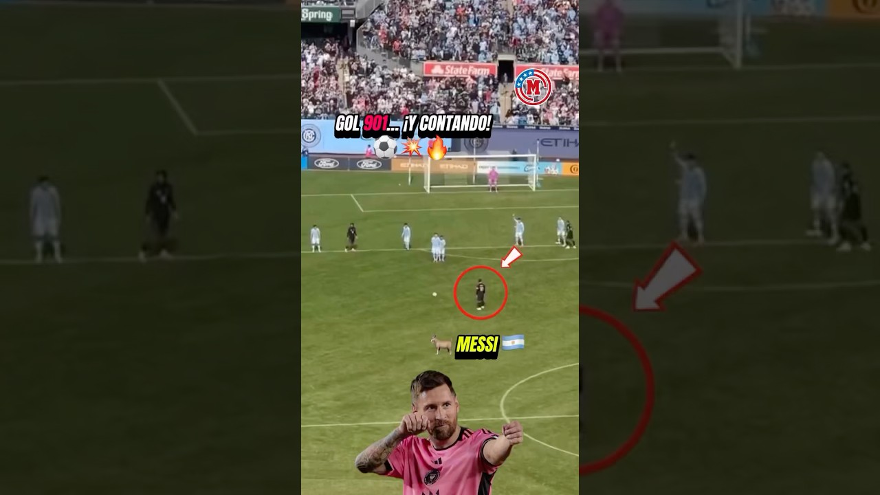 ⚽ Lionel Messi a réussi sur coup franc et a atteint 901 buts ð®‍ð¥ #football #messifans