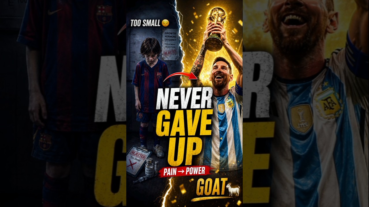 ð¥Lionel Messi [NEVER GAVE UP] Histoire...ð¯ #shorts #shortsfeed