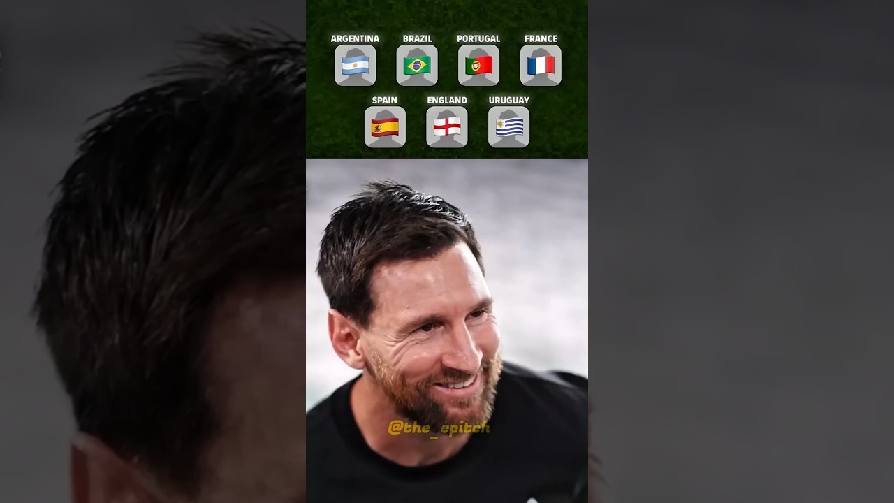 Lionel Messi picked his favourite players from national teams ð±ð¥ #efootball2023 #efootball2024