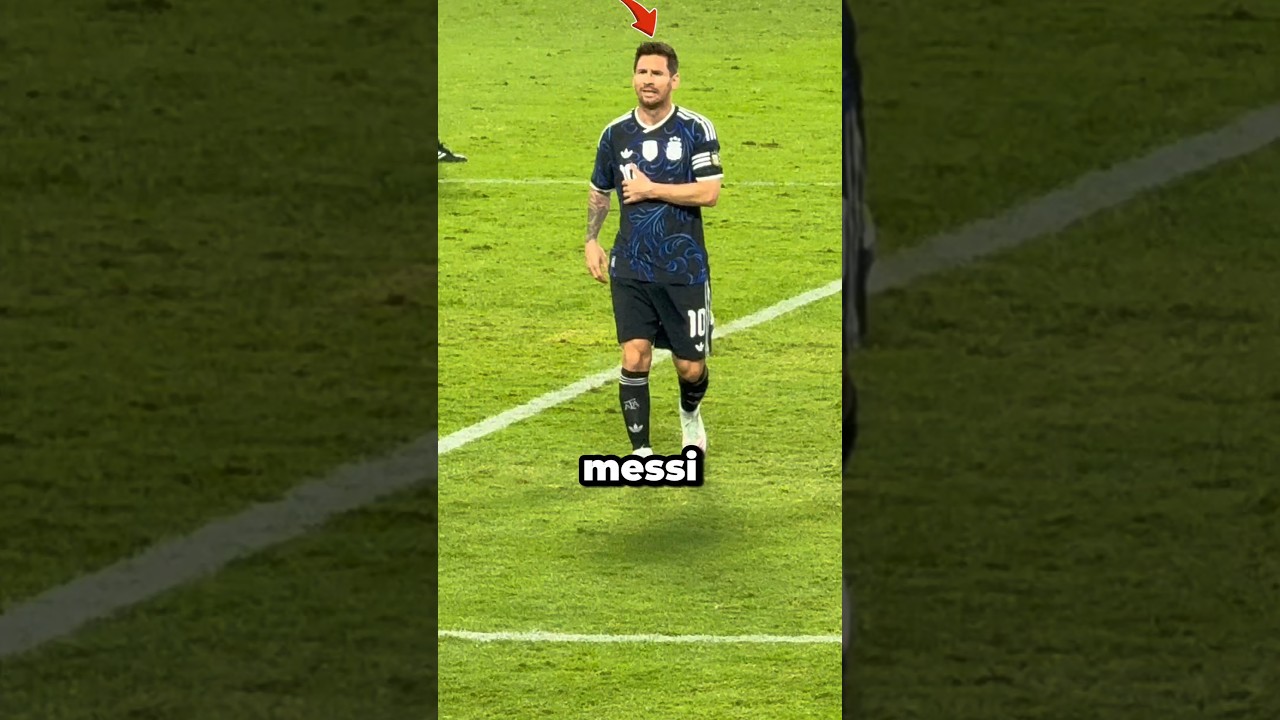 Lionel Messi vivió una noche cargada de emoción en su último partido en suelo argentino ð¤❔