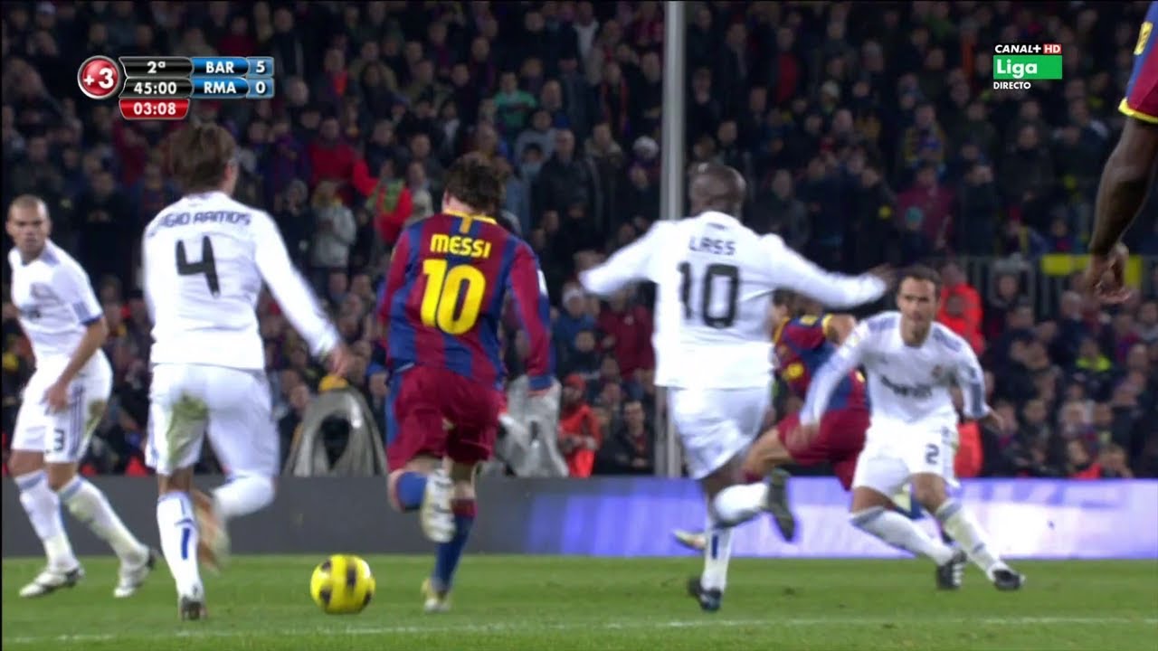 Lionel Messi vs Real Madrid 2010-11 (Accueil) HD 1080i Commentaire espagnol