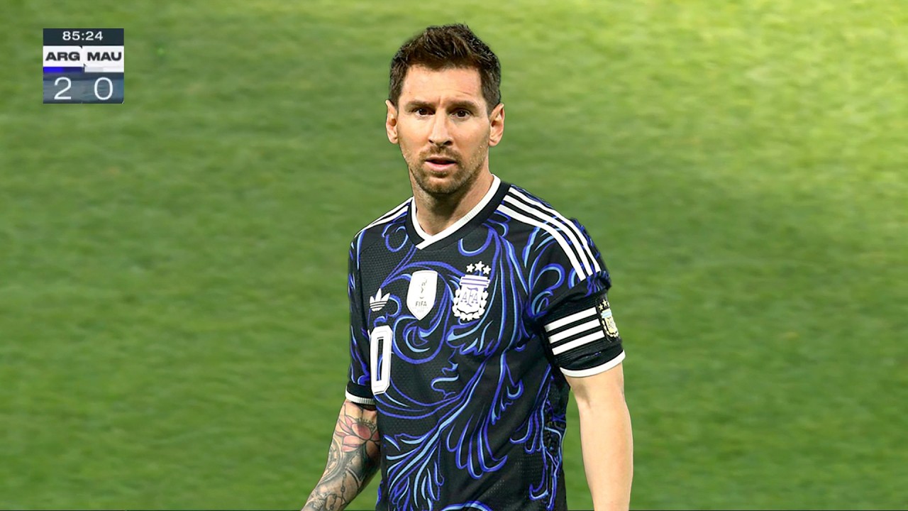 Messi contre la Mauritanie | Masterclass de création de jeux et de contrôle ðð¥ | 27/03/2026