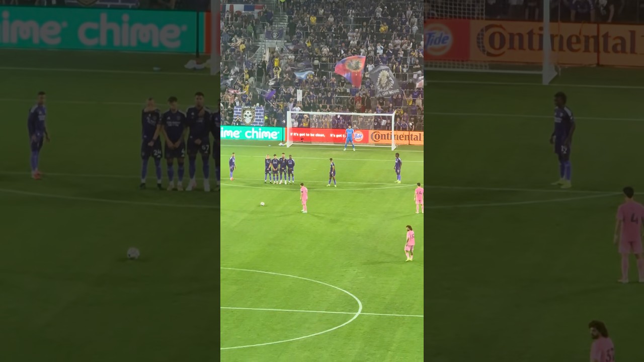 Messi freekick goal ð±ð± #messi #freekick @LeoMessi @intermiamicf #intermiamicf #orlando