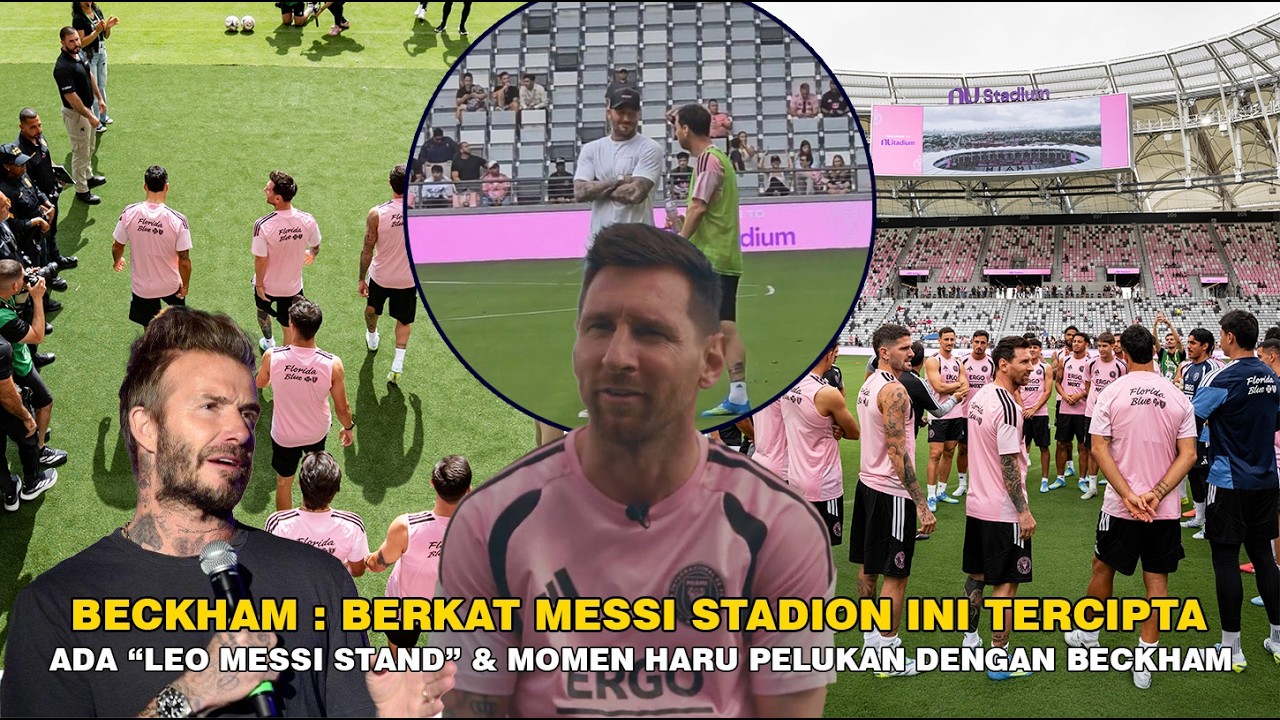 MESSI INAUGURE SA NOUVELLE MAISON ! ð ð BECKHAM PRÉSENTE LE STAND LEO MESSI — « C'EST UN RÊVE DEVENU RÉALITÉ ! »