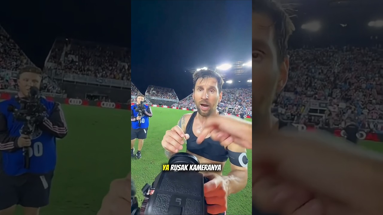 Messi ne s'attendait pas à ce que sa signature sur l'objectif devienne virale sur Internet ! ð³