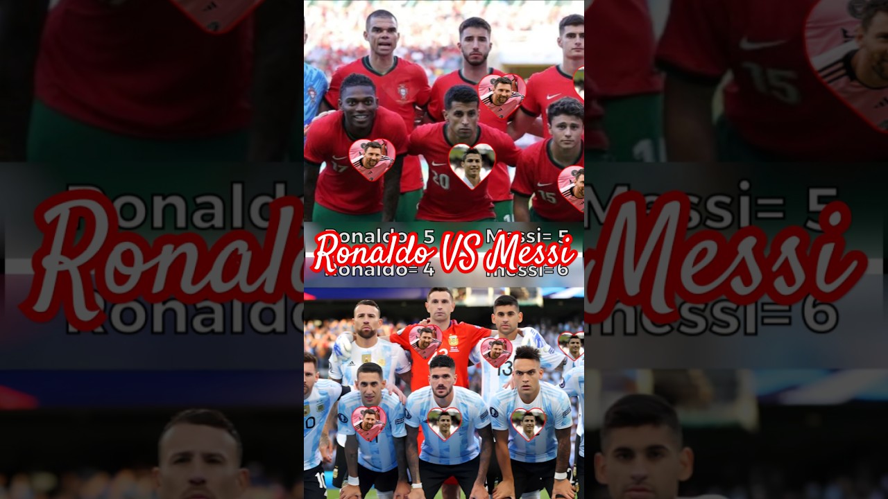 Messi or Ronaldo? (Portugal vs Argentina)