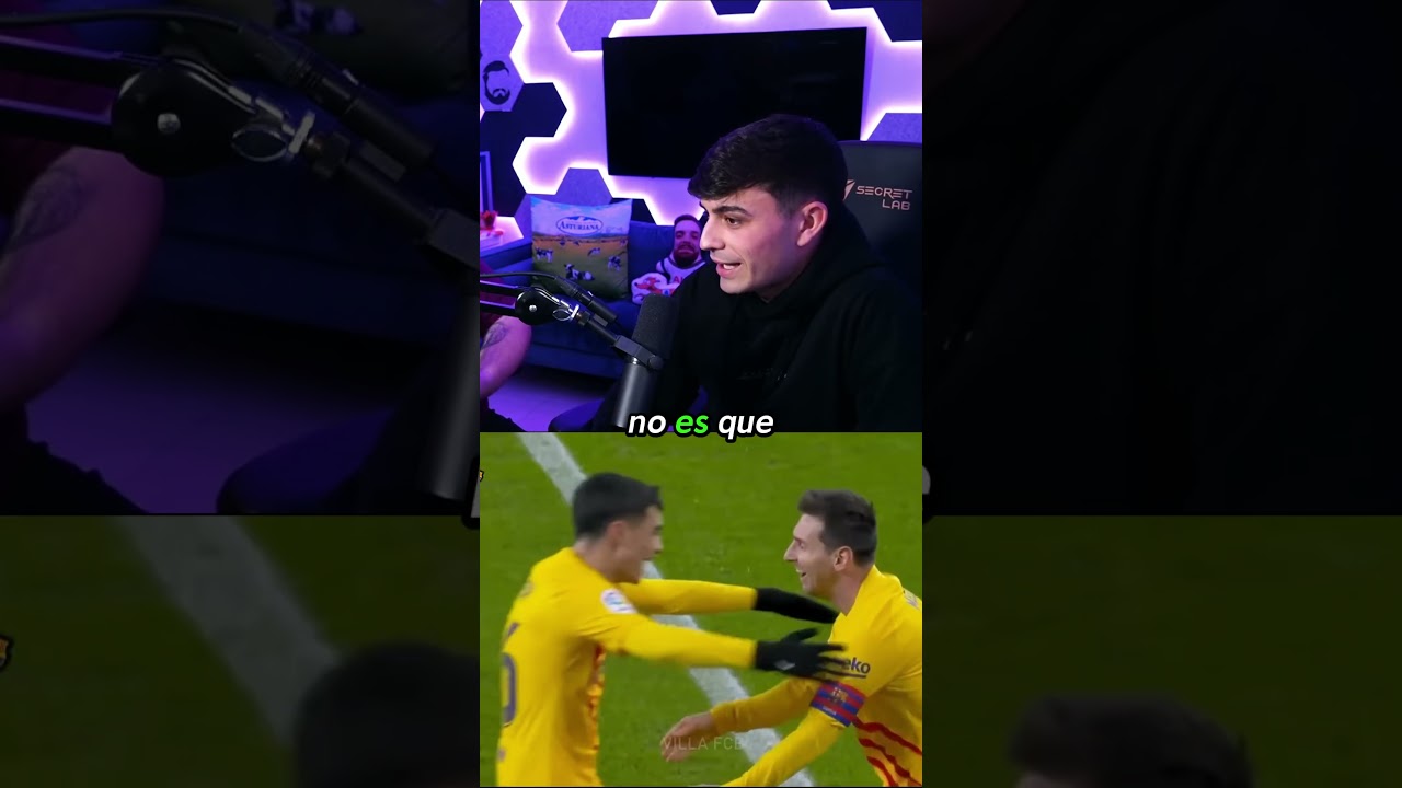 Pedri a parlé de la première fois qu'il a vu MESSI