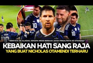 PLEIN GOOPS !! Le moment d'émotion de Lionel Messi lorsqu'il a accordé un penalty à Otamendi lors du match Argentine contre Zambie