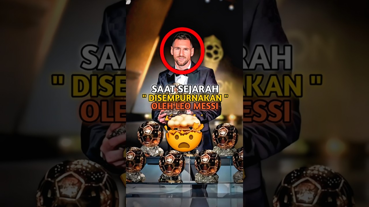 Saat sejarah disempurnakan oleh leo messi! ð¤¯